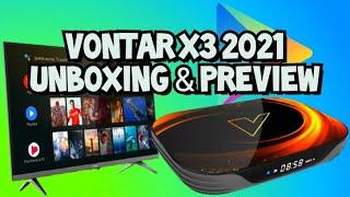 Vontar X3 Android 8K TV SmartBox - Unboxing and Preview 2021