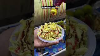 Natural Fruits Roller Icecream|| Full making video||Dhani chaat, Geeta colony||#shorts #viral