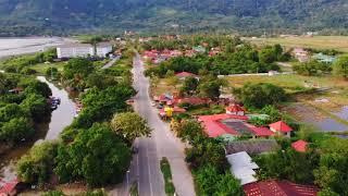 drone mavic mini../Pemandangan kampung kuala teriang langkawi