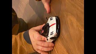 A Pagani Huayra BC unboxed by a 1.5 year old