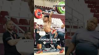 Rahmat training hall vs backroom clean and jerks (four competitions) #weighlifting #olylifting