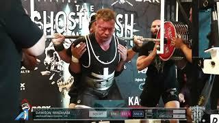 Dawson Windham • 3rd place 942.5kg Total (Raw) • 110kg Class • The Ghost Clash 2024