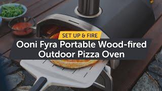 Ooni Fyra - Portable Wood-fired Outdoor Pizza Oven| How to Setup & Light it