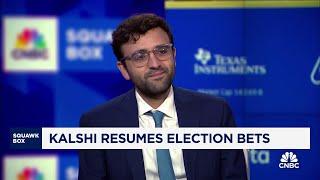 Kalshi resumes taking bets on U.S. election after appeals court lifts freeze