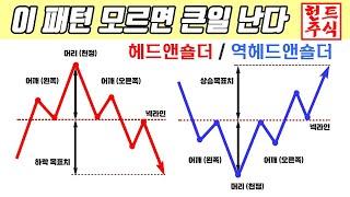 주식초보 이 패턴 모르고 절대 주식 하면 안됩니다 헤드앤숄더 실전 적용 차트 사례분석 반드시 알아야 되는 패턴 17