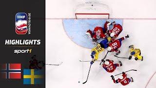 Schweden feiert Kantersieg: Norwegen – Schweden 1:9 | Highlights | IIHF Eishockey-WM 2019 | SPORT1