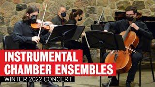 Instrumental Chamber Ensembles Winter 2022 Concert