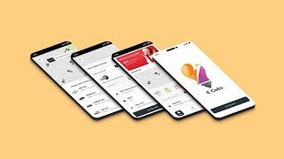 UI/UX Project - Online Electric Taxi Booking App ( E-Cabs ) - Full Video | Uber Clone Concept App