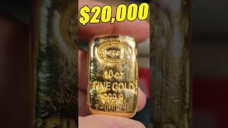 This GOLD BAR is worth $20,000!