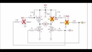 Higher Voltage MOSFET H-Bridge Motor Circuits