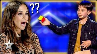 Young Magician Performs INCREDIBLE Tricks With a Rubik's Cube! | Kids Got Talent