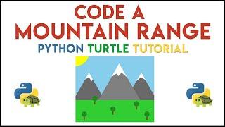 Python Turtle - Code a Mountain Range Tutorial