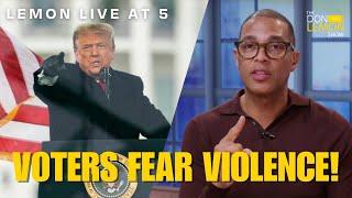 Lemon LIVE at 5 | VOTERS FEAR VIOLENCE! - October 30th, 2024