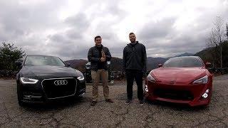 Audi A4 Quattro vs Scion FR-S (Tail of the Dragon)