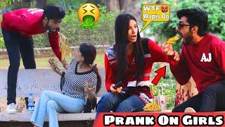 Funny Reaction Prank On Girls | BY AJ-AHSAN |