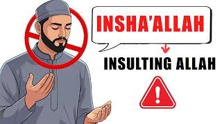 STOP INSULTING ALLAH! NEVER SAY THIS AFTER DUA