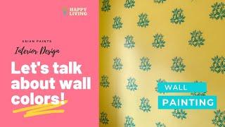 Asian Paints Royale Play | Stencil Design | Wall Painting 2022