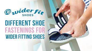 Different Shoe Fastenings For Wider Fitting Shoes