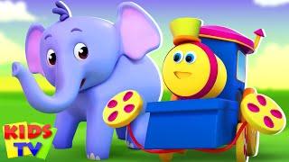 Ek Mota Hathi Jhoom Ke Chala, एक मोटा हाथी, Bob the Train Hindi Rhymes for Children