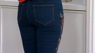 QVC model Blair in jeans 670