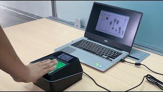 Easy Live Scan Fingerprinting with Aratek A900 FBI FAP 60 Fingerprint Scanner