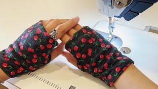  HOT  Show you how to sew fingerless gloves | Sewing Secrets for beginners