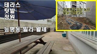 NO356[모아테라스]경기 광주 빌라 월세 능평동 대형 테라스 텃밭 제공 입지도 좋아요