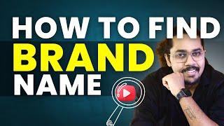 How to find Business name | Business name ideas in 2024 | Choose Brand name