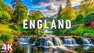 FLYING OVER ENGLAND(4K UHD) - Relaxing Music Along With Beautiful Nature Videos(4K Video Ultra HD)