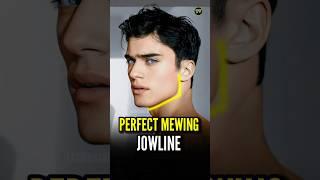 Get Perfect Jowline By Mewing | #shorts #mewing #mensfashion