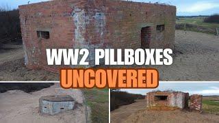 WW2 Pillboxes uncovered - Berrow, Somerset, UK