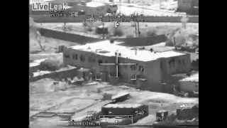 US Apache ( Crazy Horse ) Engaging Iraqi Snipers in Deserted Building