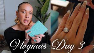 VLOGMAS | Engagement Rings at Tiffany's, Victoria's Secret Shopping Spree, Holiday Gift Ideas