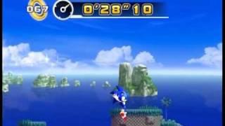 [old] Sonic 4: Splash Hill 1 (Sonic) Speed Run - 0'38"65