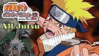 Naruto Clash of Ninja Revolution 2 All Jutsu (HD)