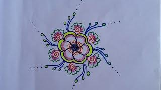 small and simple rangoli design