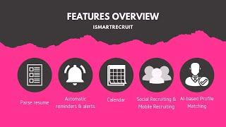 Different type of Features of iSmartRecruit | recruiting software features