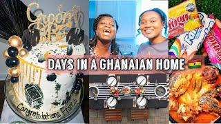 TYPICAL DAYS IN A GHANAIAN HOME || COOKING GHANAIAN DISHES || BACHELORS PARTY PREPARATION | JM