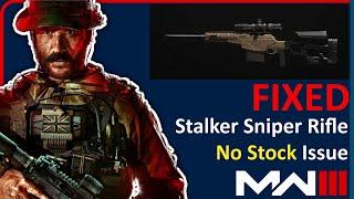 FIXED MW3 XRK Stalker Sniper Rifle No Stock Issue