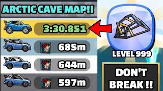 ANXIETY LEVEL TEST!!  IN ARCTIC CAVE MAP OF COMMUNITY SHOWCASE - Hill Climb Racing 2