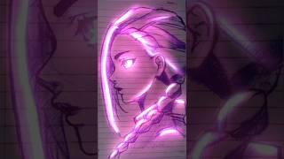 "Creating Captivating Art: Watch Me Draw a Stunning Anime Girl!"#shorts#art#anime...