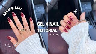 Step By Step Gel X Nail Tutorial At Home  *Last up to 4 weeks* (Easy & Affordable)