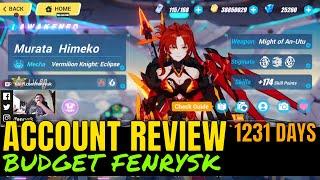 [HI3] Three Years of F2P Planning - Budget Fenrysk Account Review (1231 Days Login)