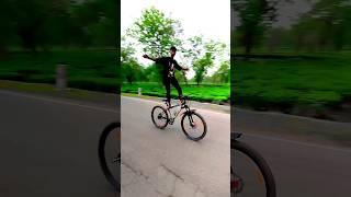 cycle holi stund wheelie viral shorts#how to todo bar ride mtb #how to wheelie #moutain