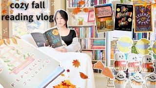 cozy fall reading vlog  *spoiler free*