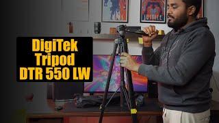 DigiTek Tripod DTR 550 LW | Unboxing & Review | Best Tripod in 2025