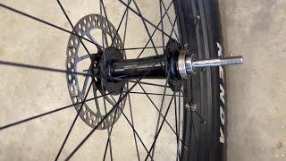 Replacing Rear Axle On A 170mm Hub Fat Bike