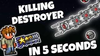 How To Kill DESTROYER in 5 SECONDS!! in Terraria