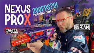 200 FPS from Walmart?! Adventure Force Nexus Pro X by Dart Zone Review and Unboxing!