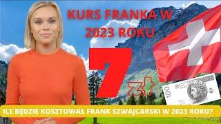 PROGNOZA kurs franka szwajcarskiego (CHF) 2023 SZOKUJĄCE prognozy dla Frankowiczów.